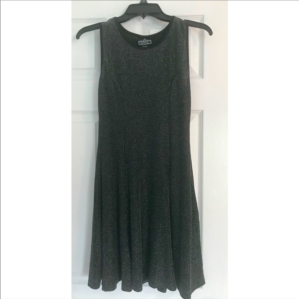 Black Sparkly Mini Dress